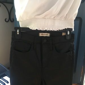 COPY - Black coated skinny pants